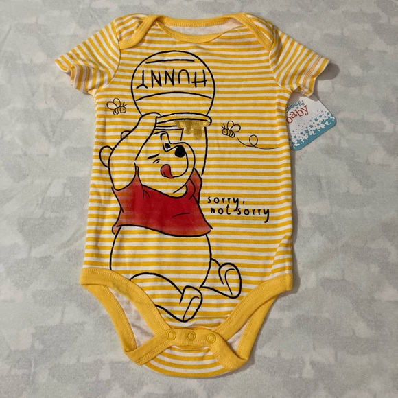 💛Winnie the Pooh onesie new with tags - Picture 2 of 11